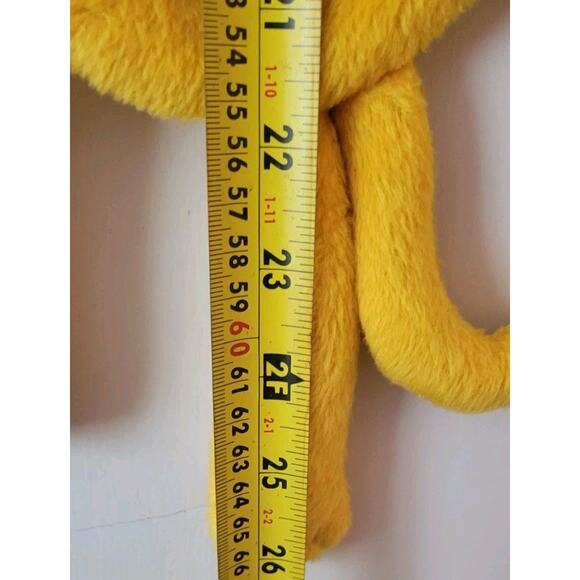 Ganz Cat Stocking Yellow Tabby in Christmas Hat Measures Approx. 26 In x 6.5 In - Picture 10 of 12